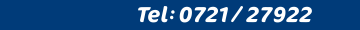 Telefon 0721/27922